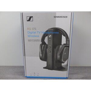 Sennheiser RS 175 Wireless Over Ear Headphones for Digital TV Brand New